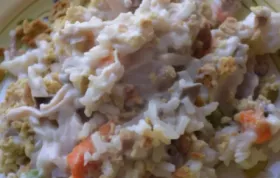 Delicious Leftover Turkey Casserole with Wild Rice