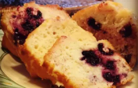 Delicious Lemon Black Raspberry Bread Recipe