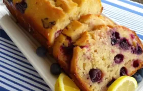 Delicious Lemon Blueberry Bread Recipe