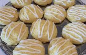 Delicious Lemon Cake Cookies with Sweet Icing