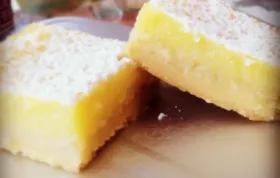Delicious Lemon Square Bars Recipe
