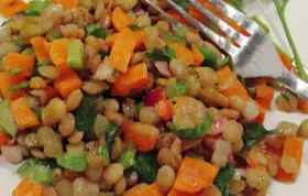 Delicious Mediterranean Lentil Salad