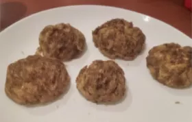 Delicious Mushroom Stuffing Balls