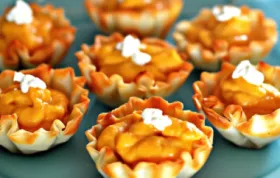 Delicious No-Bake Pumpkin Tarts