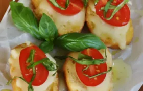 Delicious Open-Face Mozzarella Sandwich Recipe