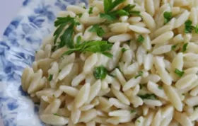 Delicious Parmesan Garlic Orzo Recipe