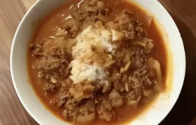 Delicious Passover Unstuffed Cabbage Soup Recipe