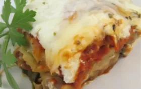 Delicious Pasta-less Eggplant Lasagna Recipe