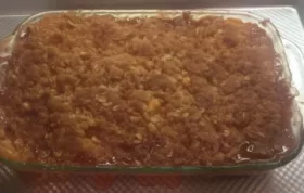 Delicious Peach-Raspberry Crisp Recipe