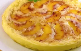 Delicious Peachy Baked Pancake Recipe