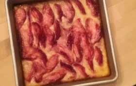 Delicious Plum Custard Kuchen Recipe