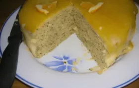 Delicious Poppy Seed Torte with Tangy Orange Glaze