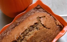 Delicious Pumpkin Bread Loaded with Sweet Raisins and Crunchy Pecans