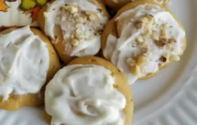 Delicious Pumpkin Cookies with Cream Cheese Frosting Recipe