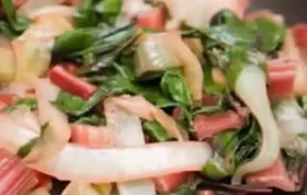 Delicious Red Chard and Caramelized Onions Recipe