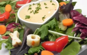 Delicious Red Pepper Hummus Salad Dressing Recipe