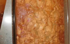 Delicious Rhubarb Cake with a Sweet and Tangy Flavor