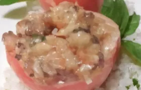 Delicious Rice and Beef Stuffed Tomatoes Recipe