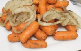 Delicious Roasted Carrots and Onions with Fresh Dill