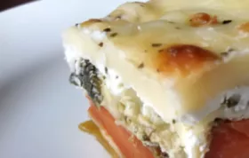 Delicious Roasted Vegetable Lasagna with Pesto Cream Sauce Recipe