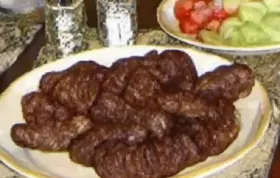 Delicious Romanian Grilled Minced Meat Rolls Recipe