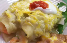 Delicious Shrimp Enchiladas Suizas Recipe