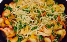 Delicious Singapore Noodle Curry Shrimp Recipe
