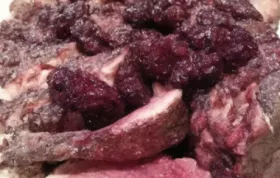 Delicious Slow Cooker Blackberry Pork Tenderloin Recipe