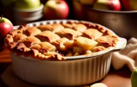 Delicious Southern Apple Cobbler Recipe