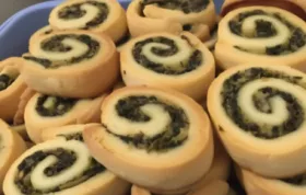 Delicious Spinach and Mushroom Pinwheels Recipe