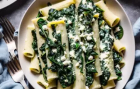 Delicious Spinach Manicotti Recipe - A Perfect Italian Dish for Any Occasion
