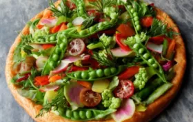 Delicious Spring Vegetable Tart with a Flaky Crust