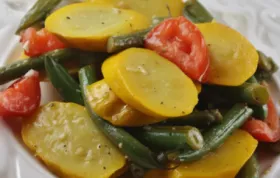 Delicious Squash and Green Bean Sauté Side Dish Recipe