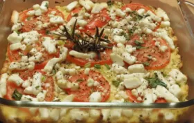 Delicious Squash with Tomato and Feta Cheese Recipe