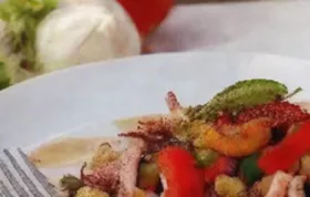 Delicious Squid with Mixed Vegetables Recipe