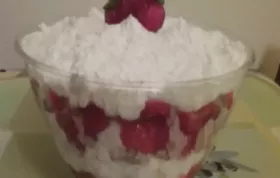 Delicious Strawberry Vanilla Trifle