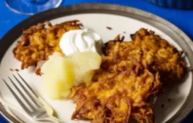 Delicious Sweet Potato Latkes Recipe by Kerry