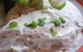 Delicious Tilapia with Creamy Sauce