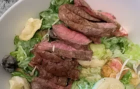 Delicious Tortellini Steak and Caesar Recipe