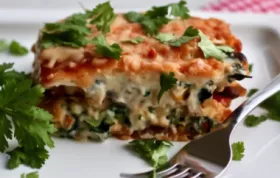 Delicious Vegetarian Mexican Lasagna Recipe