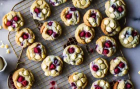 Delicious White Chocolate Raspberry Cookies Recipe