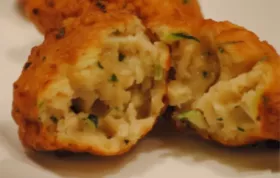 Delicious Zucchini and Razor Clam Fritters