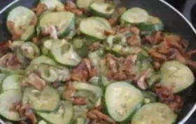 Delicious Zucchini with Chanterelle Mushrooms