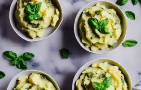 Deliciously Flavorful Pesto Mashed Potatoes Recipe