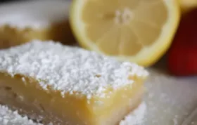 Deliciously tangy Lemon Squares recipe