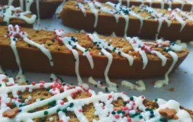 Delight your taste buds with these crisp and spicy gingerbread biscotti