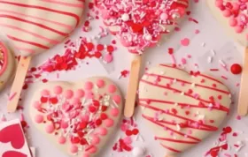 Delight your Valentine with these adorable lollipop cookies!