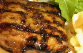 Dijon Grilled Pork Chops