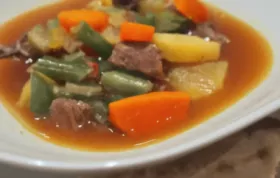 Dutch Oven Vegetable Beef Soup