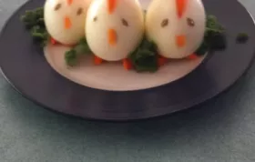 Easter Hard-Boiled Egg Chicks